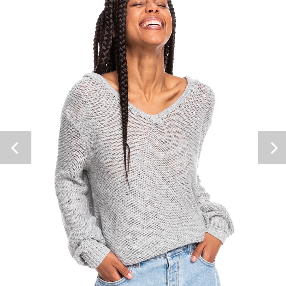 Roxy Sweater Nomadic Squad Long Sleeve Poncho Hoodie